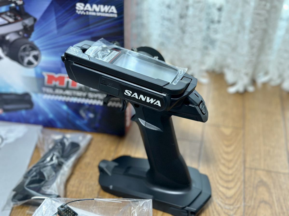 SANWA サンワ プロポセット　送信機 MT-5 受信機　RX-493i 未使用品　電池を入れて動作確認済み　美品です　RX-493i/PC プライマリーコンポ_画像4