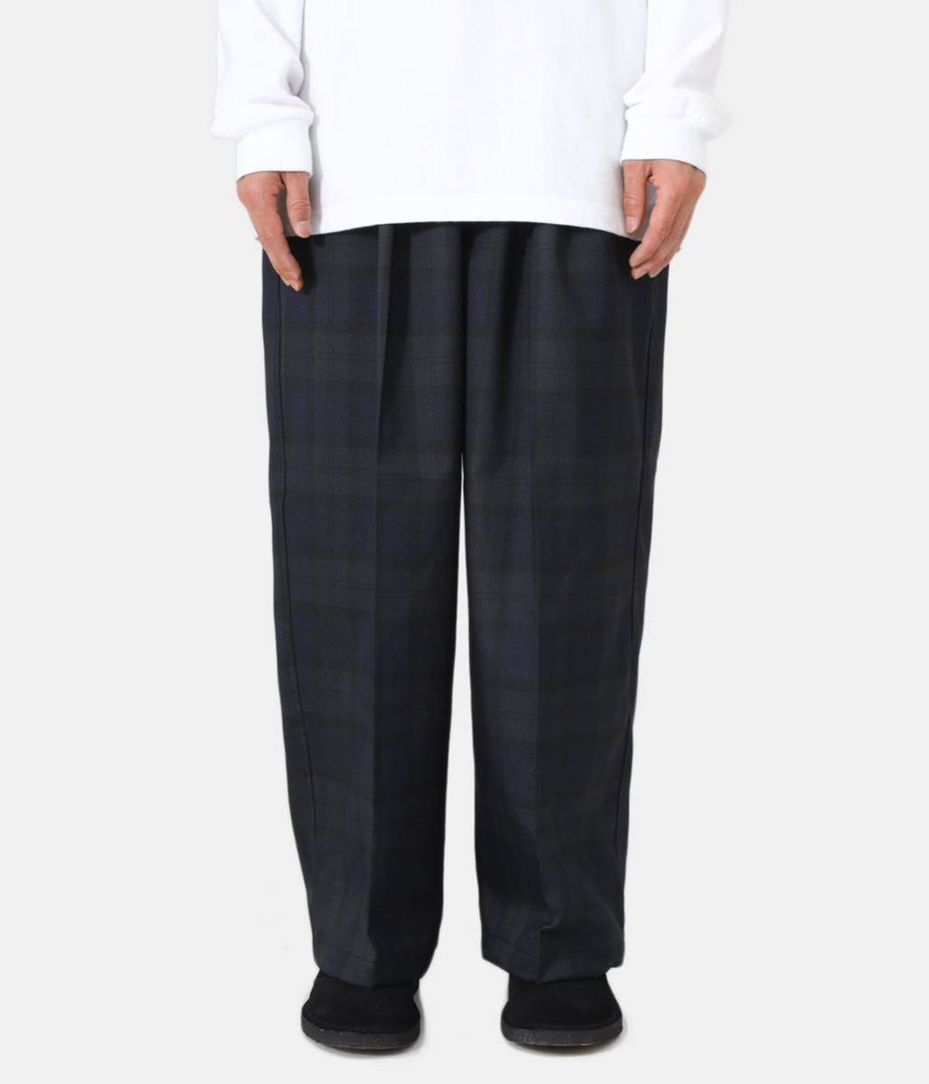 daiwa pier39 TECH WIDE EASY 2P TROUSERS PLAIDS ワイドパンツ ブラックウォッチ lechoppe 購入_画像1