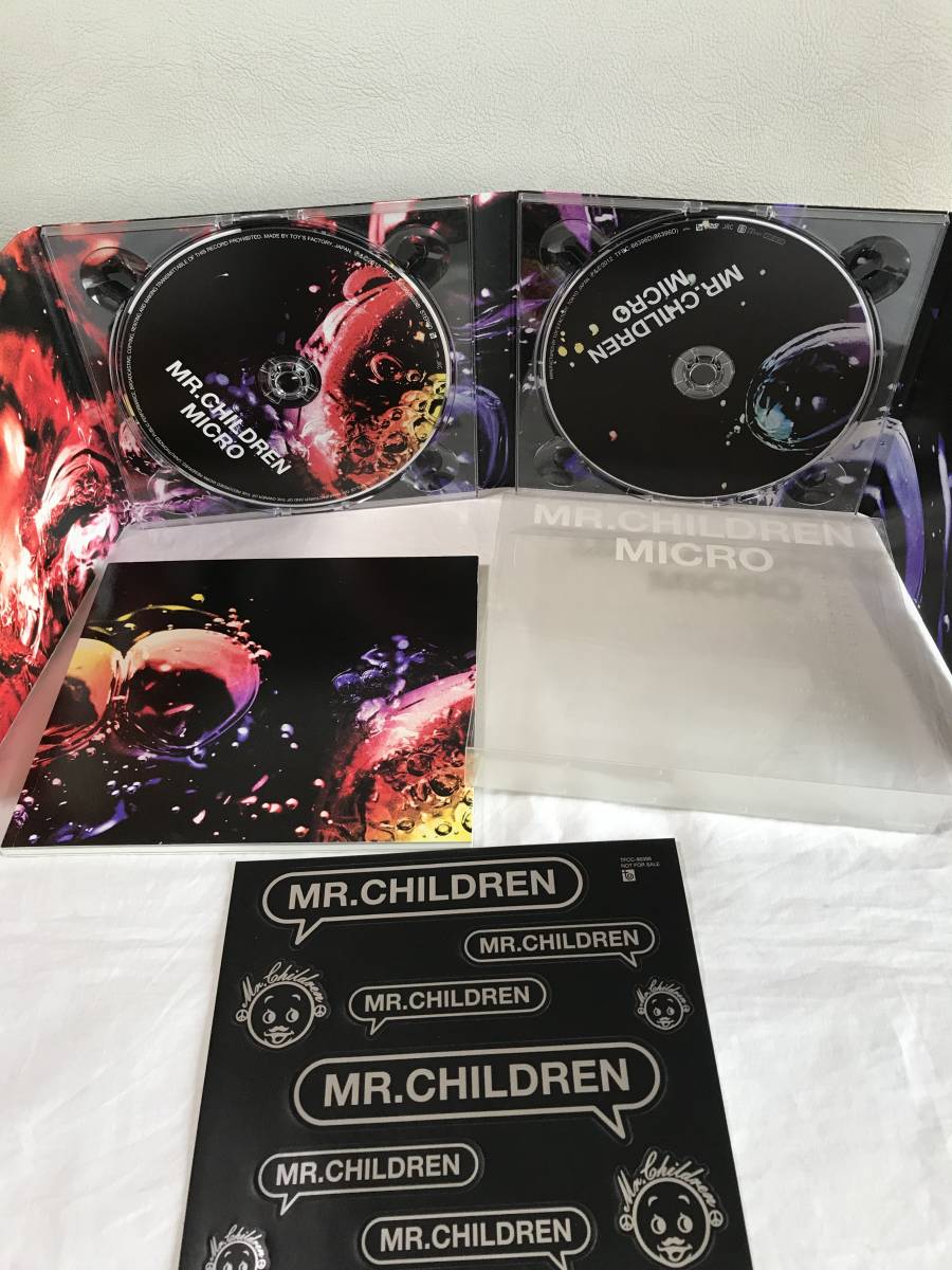Mr.Children 2001-2005 〈micro〉 2005-2010 〈macro〉(初回限定盤)(DVD付) CD+DVD ステッカーつき  ベストアルバム BEST セル品 ミスチル