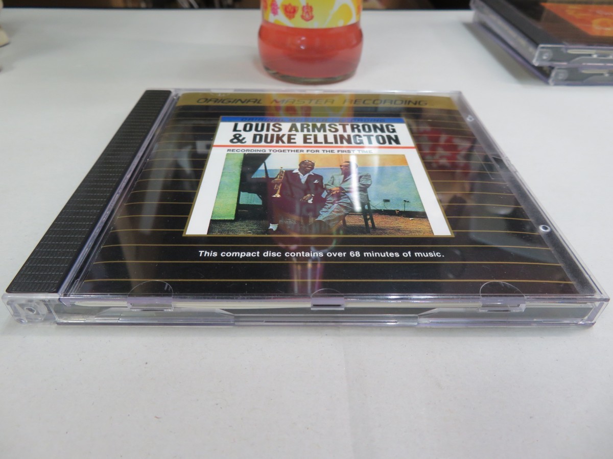 青7｜美品★ 24KT GOLD PLATED CD(mo-fi) / made in USA ★LOUIS ARMSTRONG & DUKE ELLINGTON（ルイアームストロング&デュークエリントン）_画像5