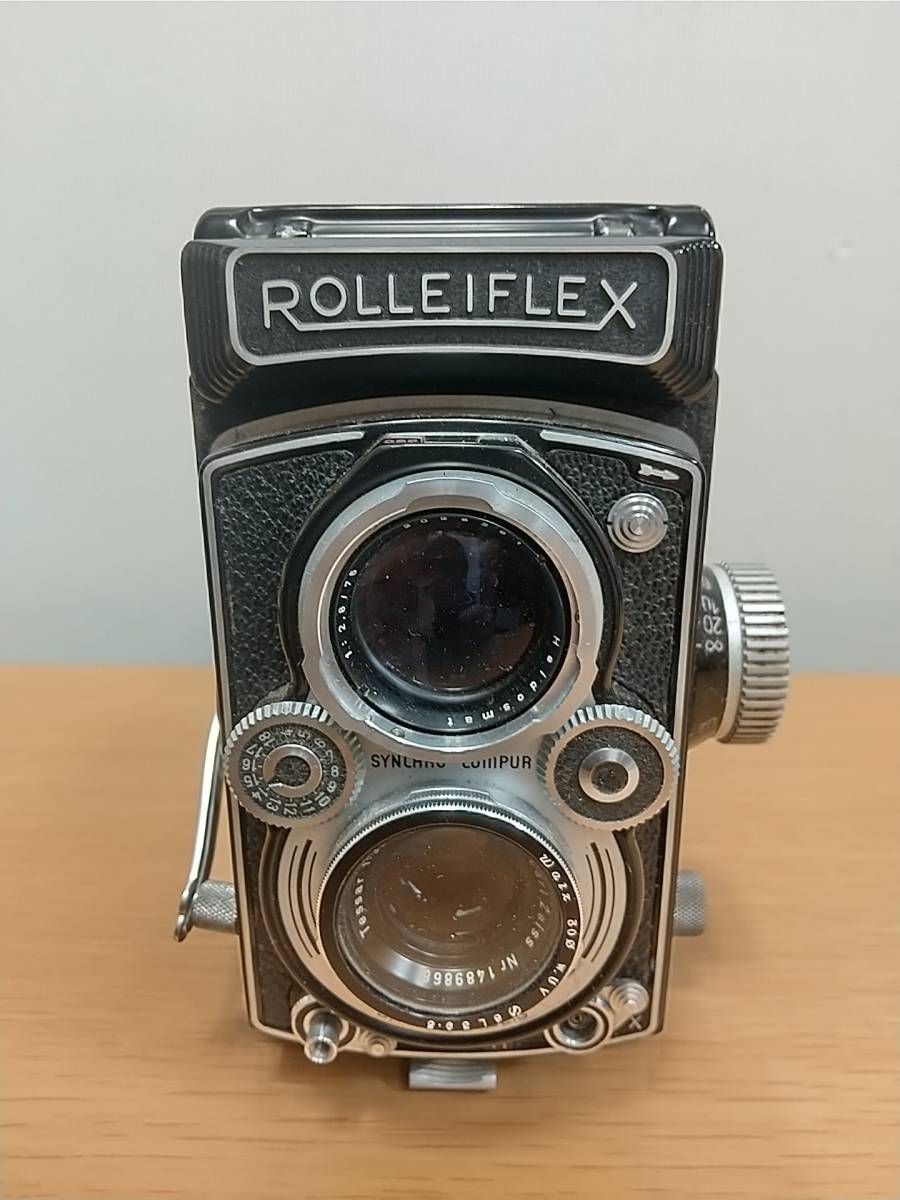 U7078】 ジャンク ROLLEI ローライ ROLLEIFLEX MX TESSAR 75mm F3.5 T