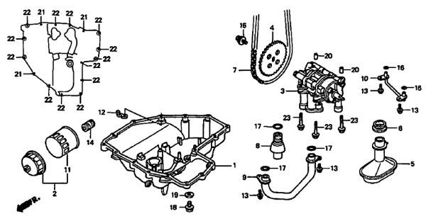 SC40 純正 サーモスタット 送料550円～ スーパーフォア CB1300SF サーモ ASSY 新品 CB1300F 82° .mg9_ＳＣ40　Ｅ-13　オイルパン