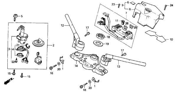 MC15 純正 フロントフォークOHセット 12点 VT250F ガイドブッシュ無 サス VT250 フォークシール VTZ250 ピストンリング .kbhの画像3