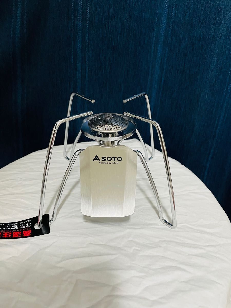 SOTO ST-310 シングルバーナー アシストレバー ゴトク滑り止め付き SOTO ST-310 シングルバーナー アシストレバー ゴトク滑り止め付き