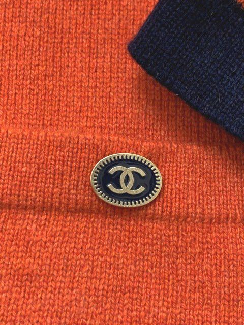 シャネル CHANEL チェーン付き カーディガン ネックレス ココマーク 美
