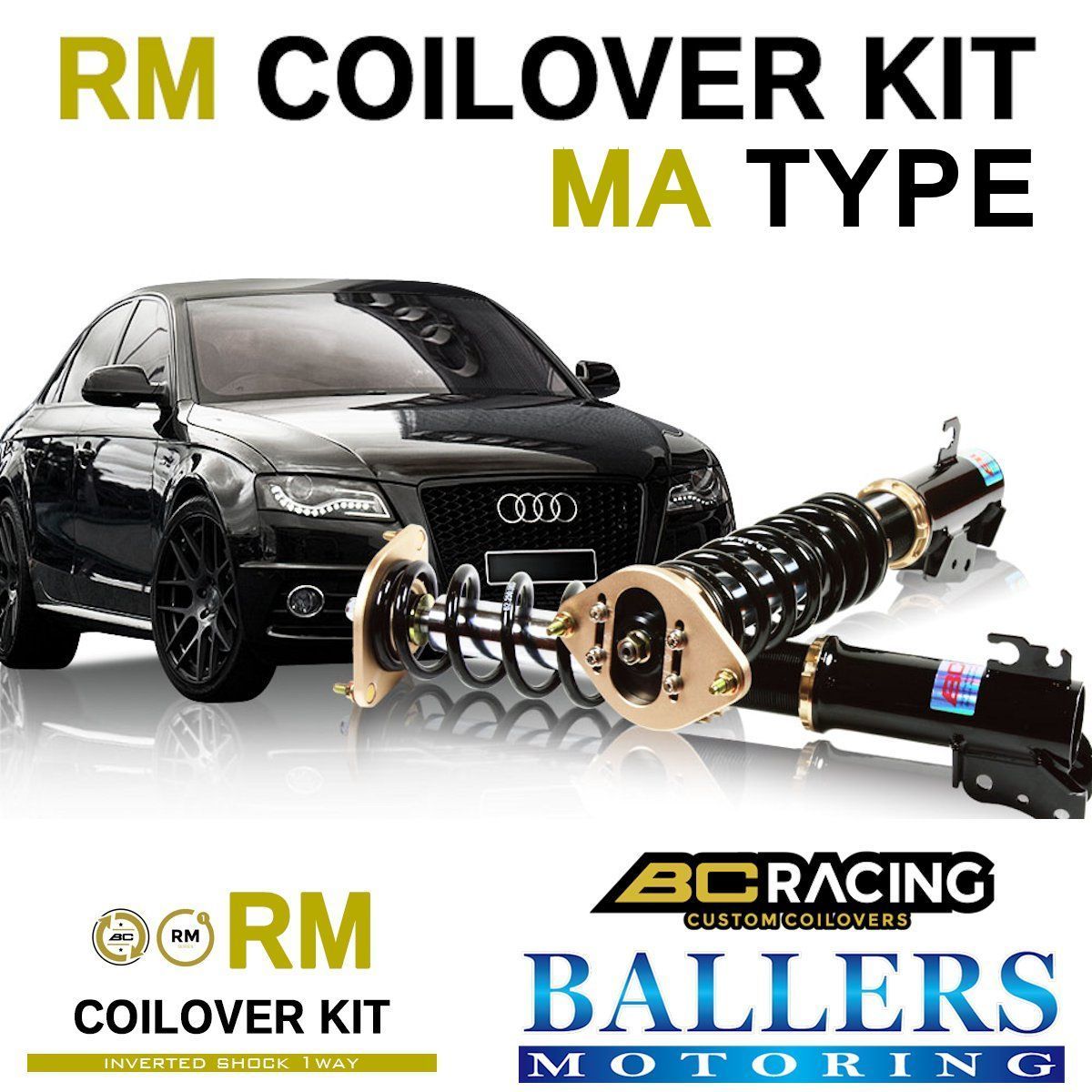 BC Racing コイルオーバーキット BMW 3シリーズ E91 2006年～ 車高調 ダンパー BCレーシング RM MAタイプ 新品 1台分_画像1