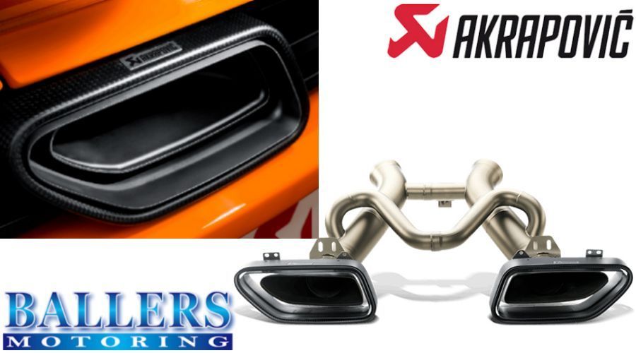  McLAREN 12C/12C Spider exhaust system muffler Akrapovic slip-on line MCLAREN AKRAPOVIC