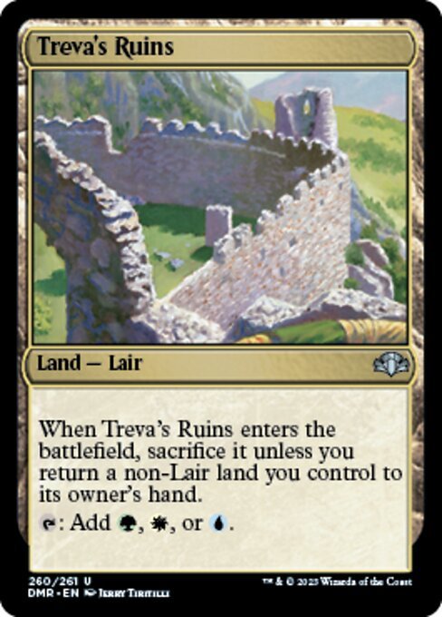 MTG ■土地/英語版■ 《トリーヴァの廃墟/Treva's Ruins》ドミナリア・リマスター DMR_画像1