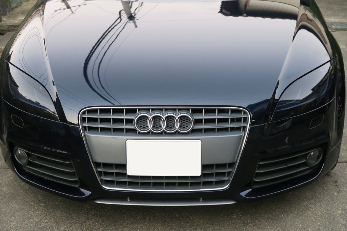 Tint+再利用できる アウディTT 8J ヘッドライト スモークフィルム TTS RS mk2の画像7