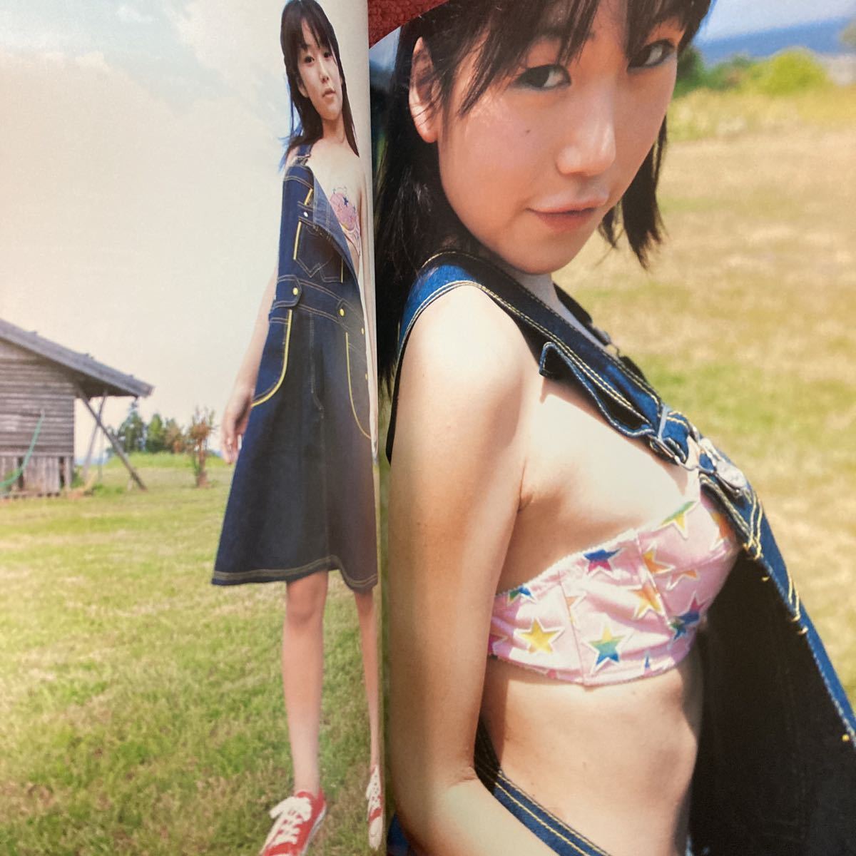 ジュニアアイドル　森下加奈写真集　なっちゃった　ブルマスク水レオタードビキニ水着　ピチレモン　ポストカード付き_画像7