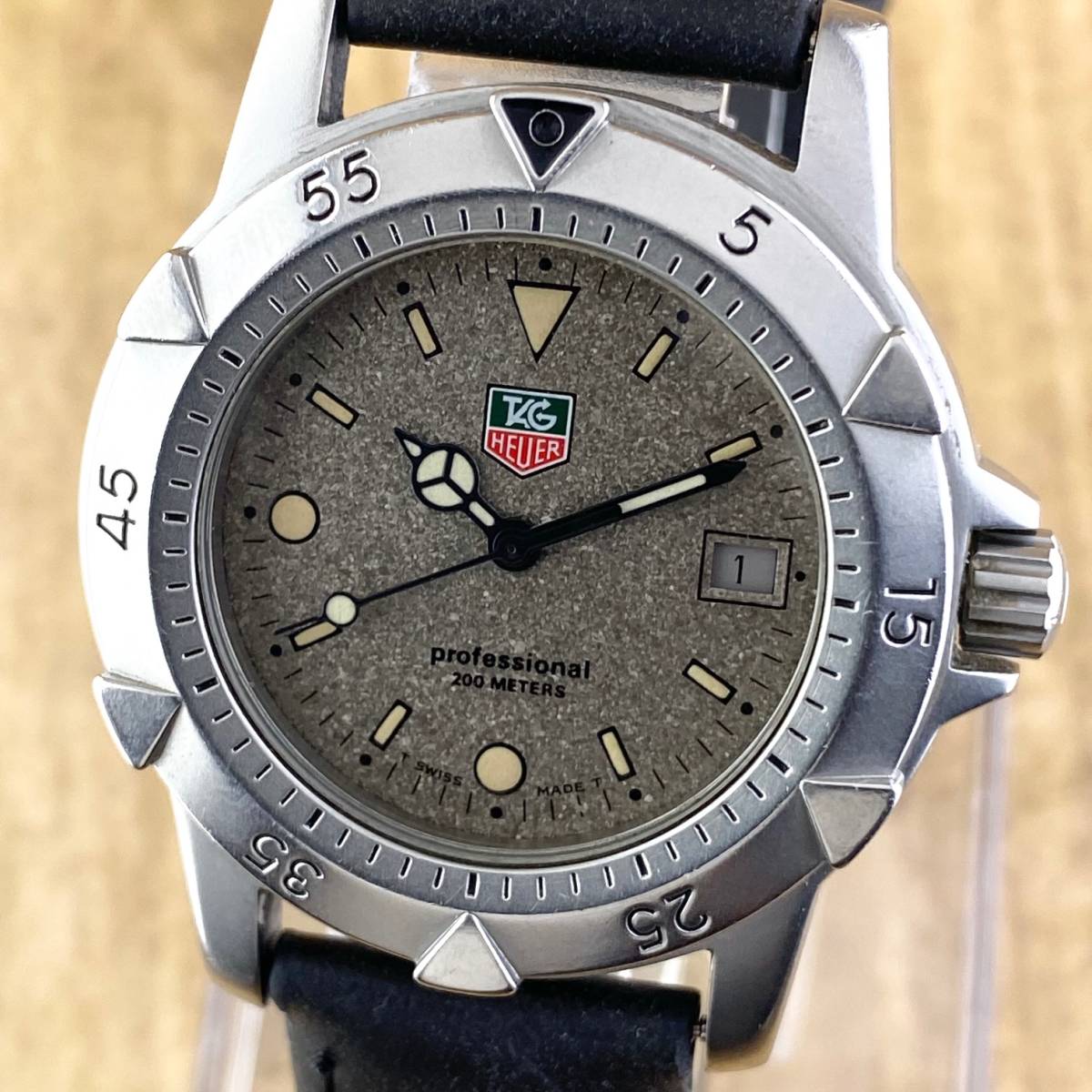 1円〜】TAG HEUER タグ ホイヤー 腕時計 メンズ 959.713G グレー系文字