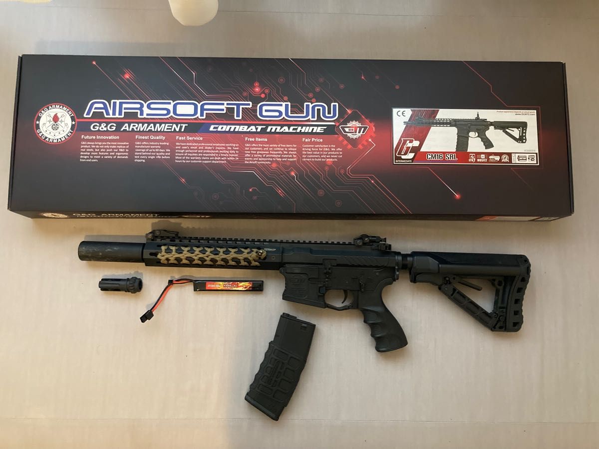 東京マルイ G&G CM16SRXL バッテリー セット 東京マルイG&G CM16SRXL バッテリーセット