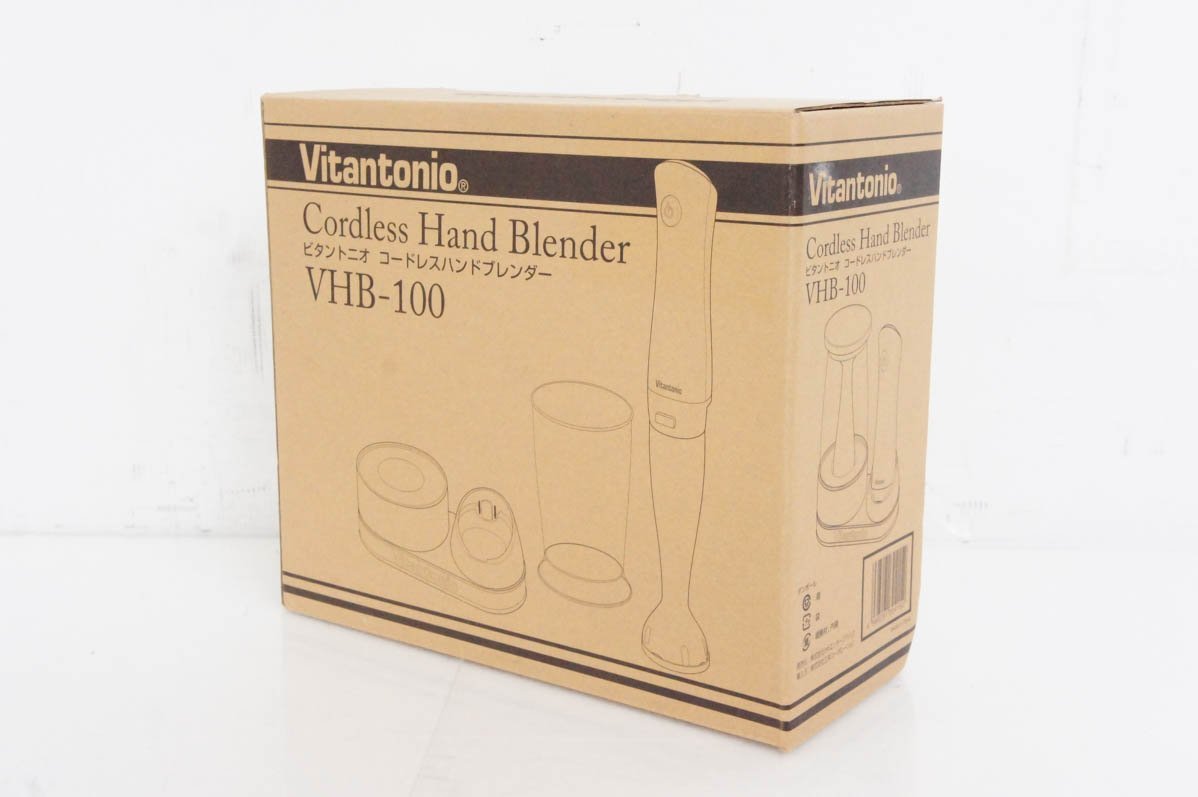 生まれのブランドで 未使用 Vitantonio ビタントニオ コードレスハンドブレンダー VHB-100 ハンドミキサー 生まれのブランドで 未使用 Vitantonio ビタントニオ コードレスハンドブレンダー VHB-100 ハンドミキサー