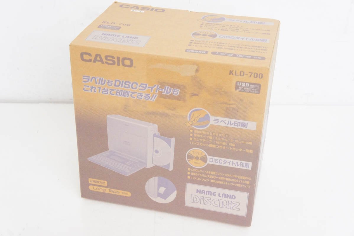 未使用 CASIO カシオ NAME LAND DiSCBiZ ラベルプリンター KLD-700_画像1