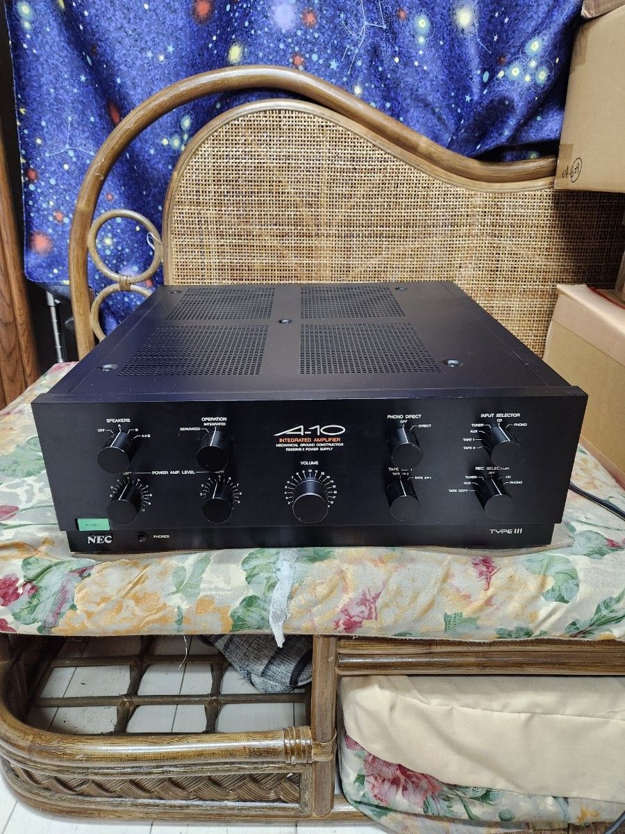 伝説 奇跡 デッドストック超美品 NECプリメインアンプA-10(TYPEⅢ