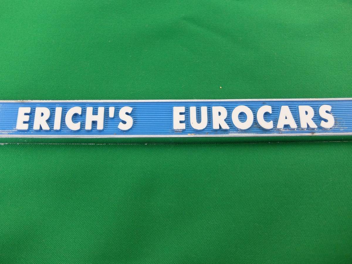 ERICH'S EUROCARS ナンバープレートフレーム_画像6
