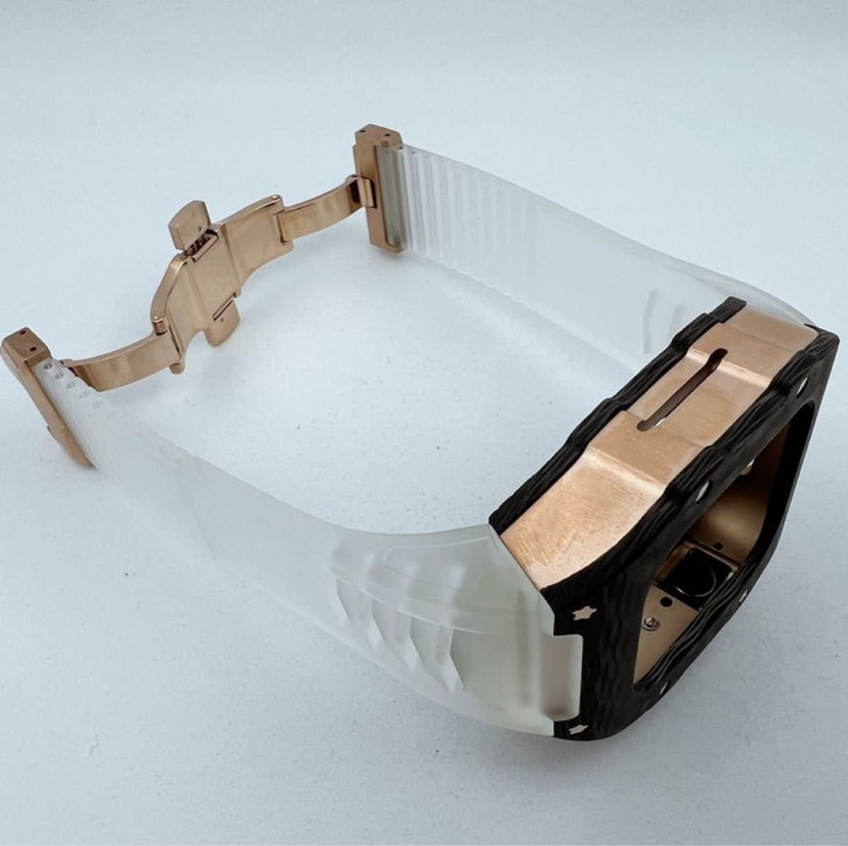 41mm AppleWatch Carbon Case / RoseGold | alfasaac.com