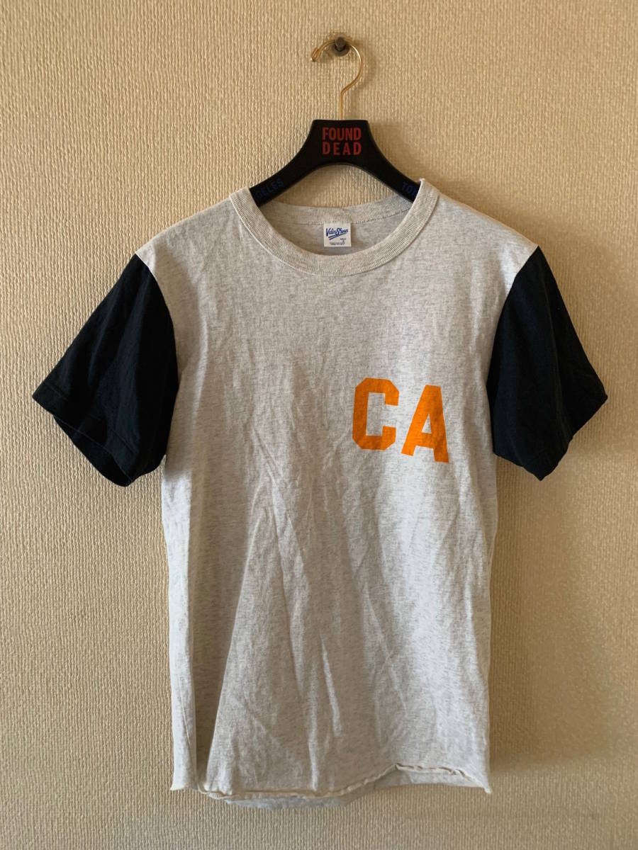 Velva Sheen ベルバシーン ベースボール　ハーフスリーブ　CA Tシャツ　S made in USA_画像1