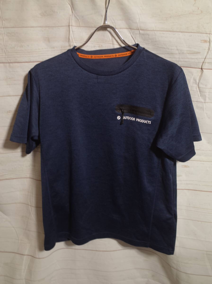  мужской  pg513 OUTDOOR PRODUCTS  на улице    продукция   короткие рукава   карман   футболка  M  синий 