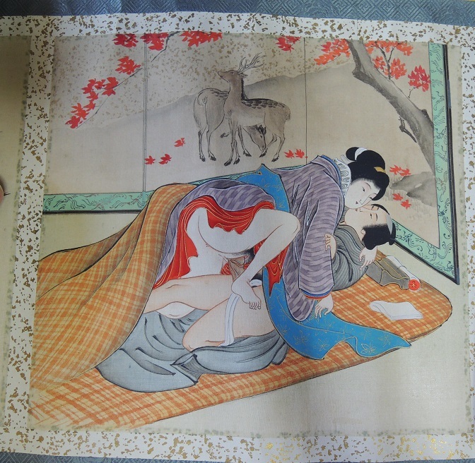 貴重品 肉筆 春画 十二図 絹本肉筆 浮世絵 江戸時代 和印 肉筆浮世絵 艶画 枕絵 巻物 Buyee Buyee 日本の通販商品 オークションの代理入札 代理購入