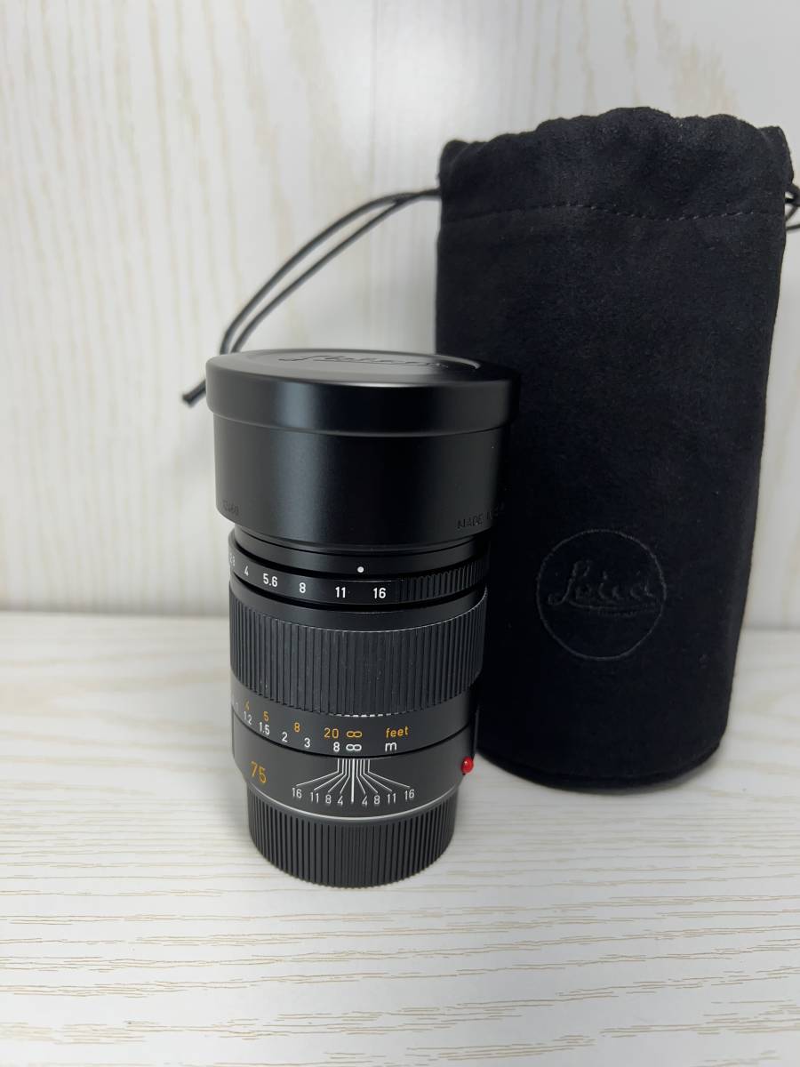 LEICAライカSUMMARIT-M 75㎜ 美品 traversebayim.com