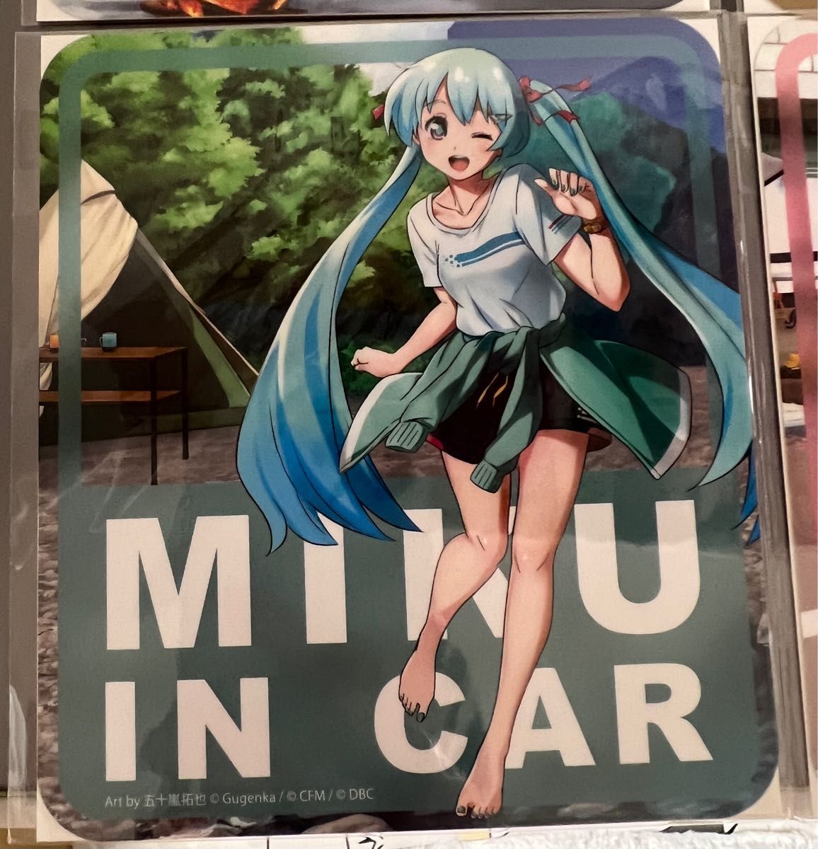 ダイハツ タフト　初音ミク　MIKU IN CAR ステッカー　4種セットコンプ