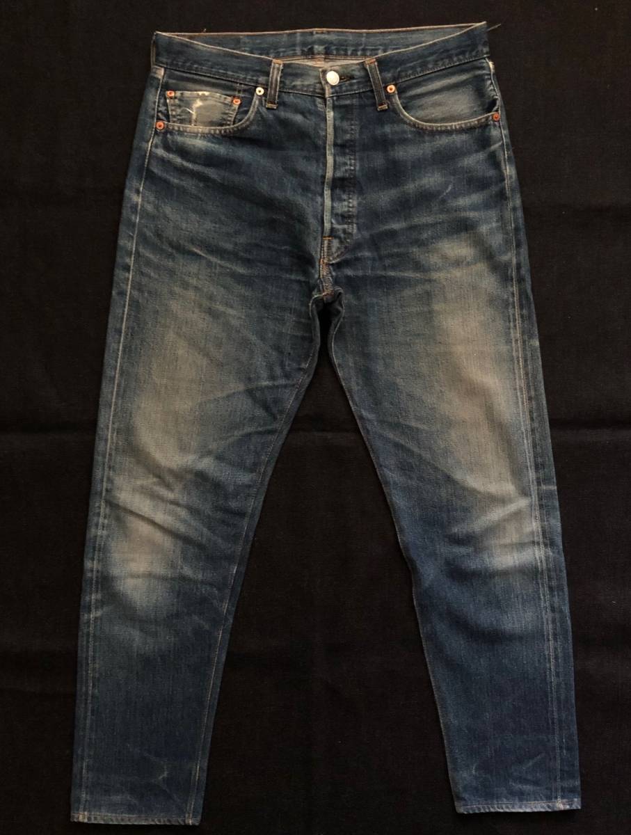 70S LEVIS リーバイス501 66前期 リサイズ606風 鬼ヒゲ蜂の巣