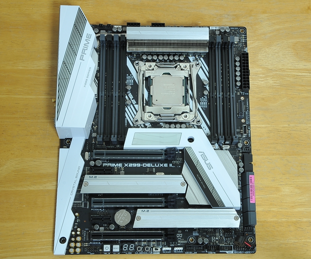 Intel Core i9-9980XE ASUS PRIME X299-DELUXE II CPUマザーボード