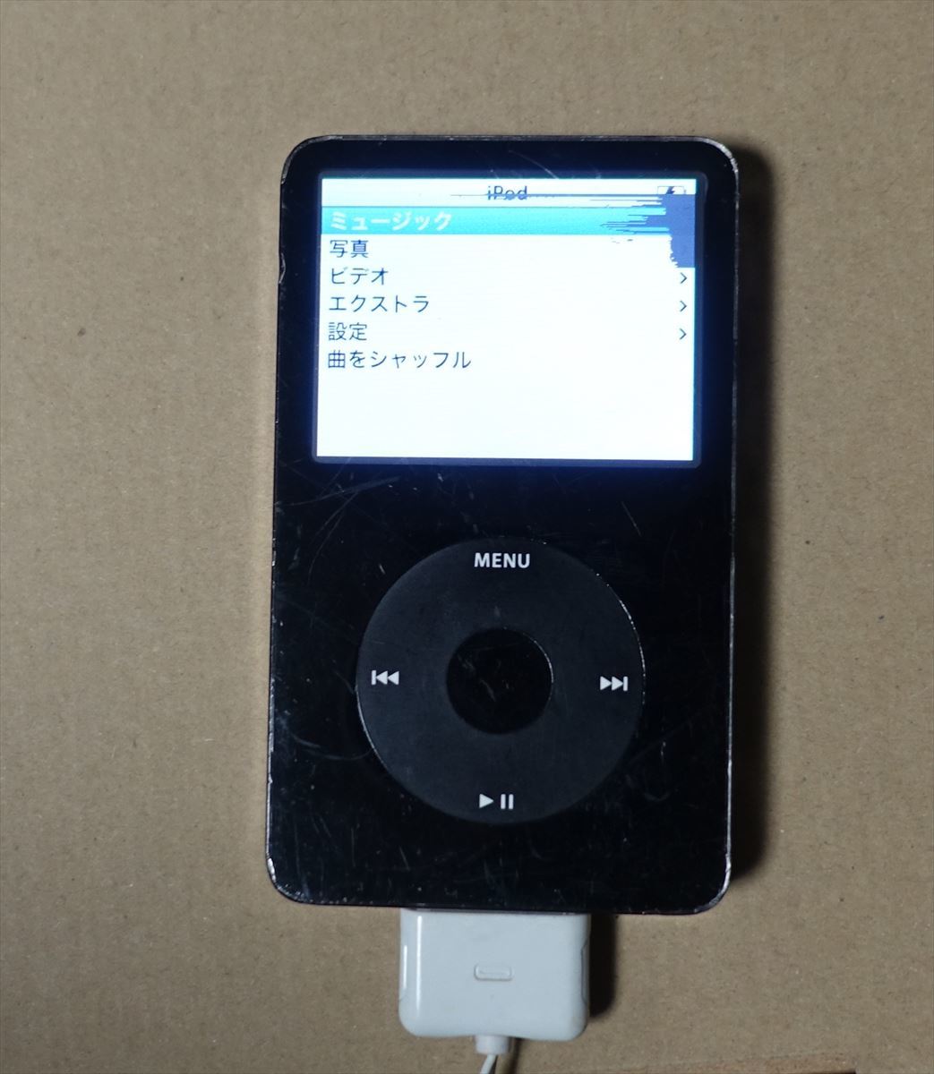 iPod 60GB A1136 Black 難あり おまけ付き_画像3