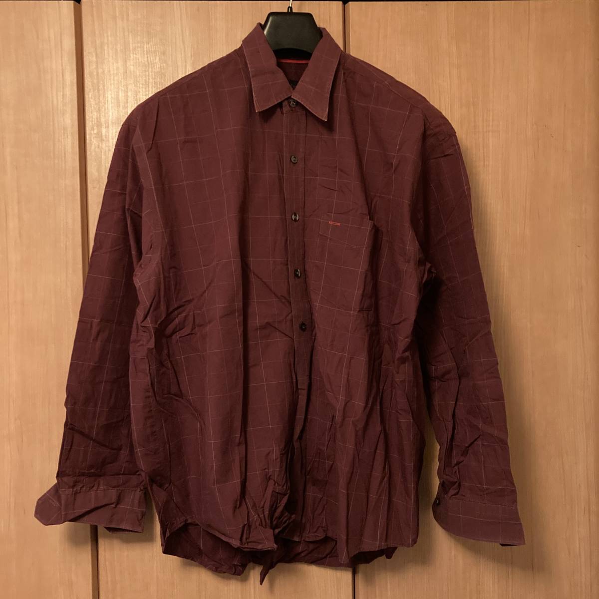 size L | VAN HEUSEN | ビッグサイズ チェック シャツ | ヴァン ヒューゼン | オーバーサイズ ワイドシルエット 長袖 CHECK SHIRT_画像1