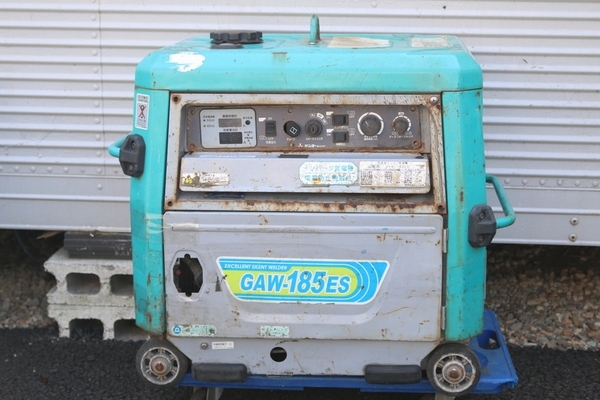 消費税無し 【デンヨー】(GAW-185ES)発電溶接機 ジャンク 管ざ8002