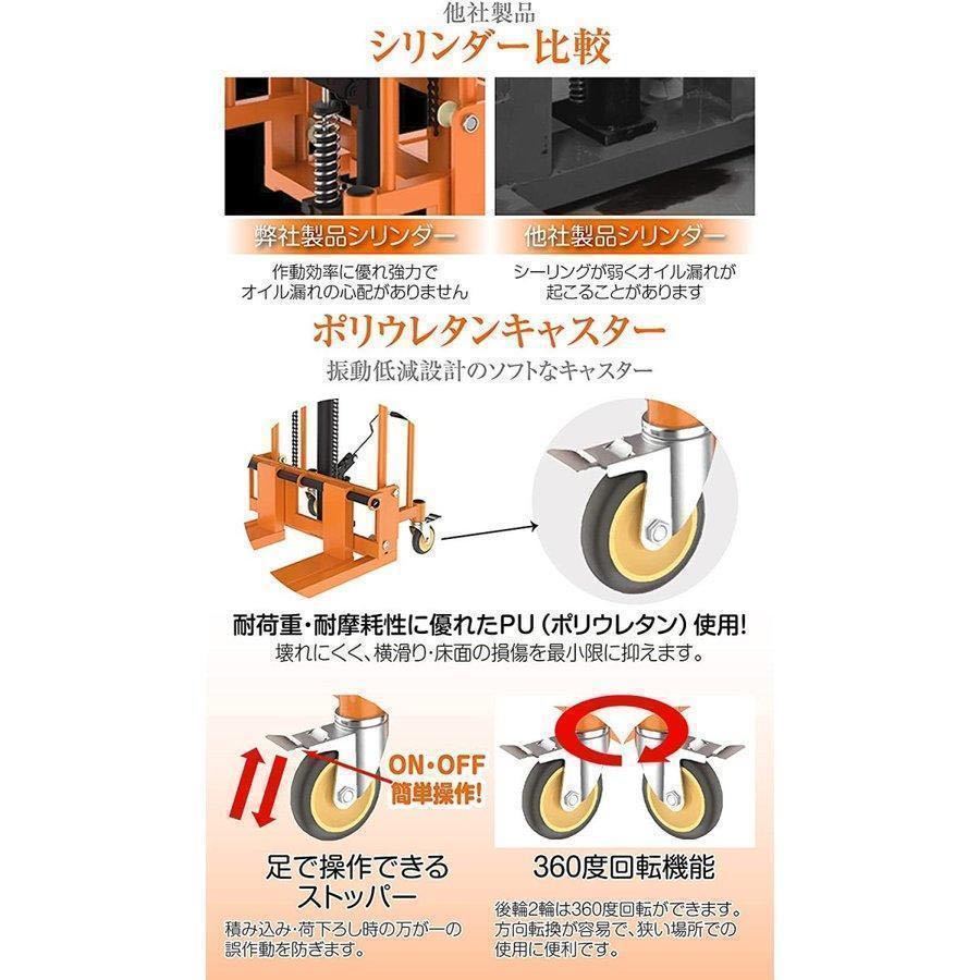 ハンドフォークリフト 耐荷重 400kg ※荷下ろしのご協力が必要な ハンドフォークリフト 耐荷重 400kg ※荷下ろしのご協力が必要な