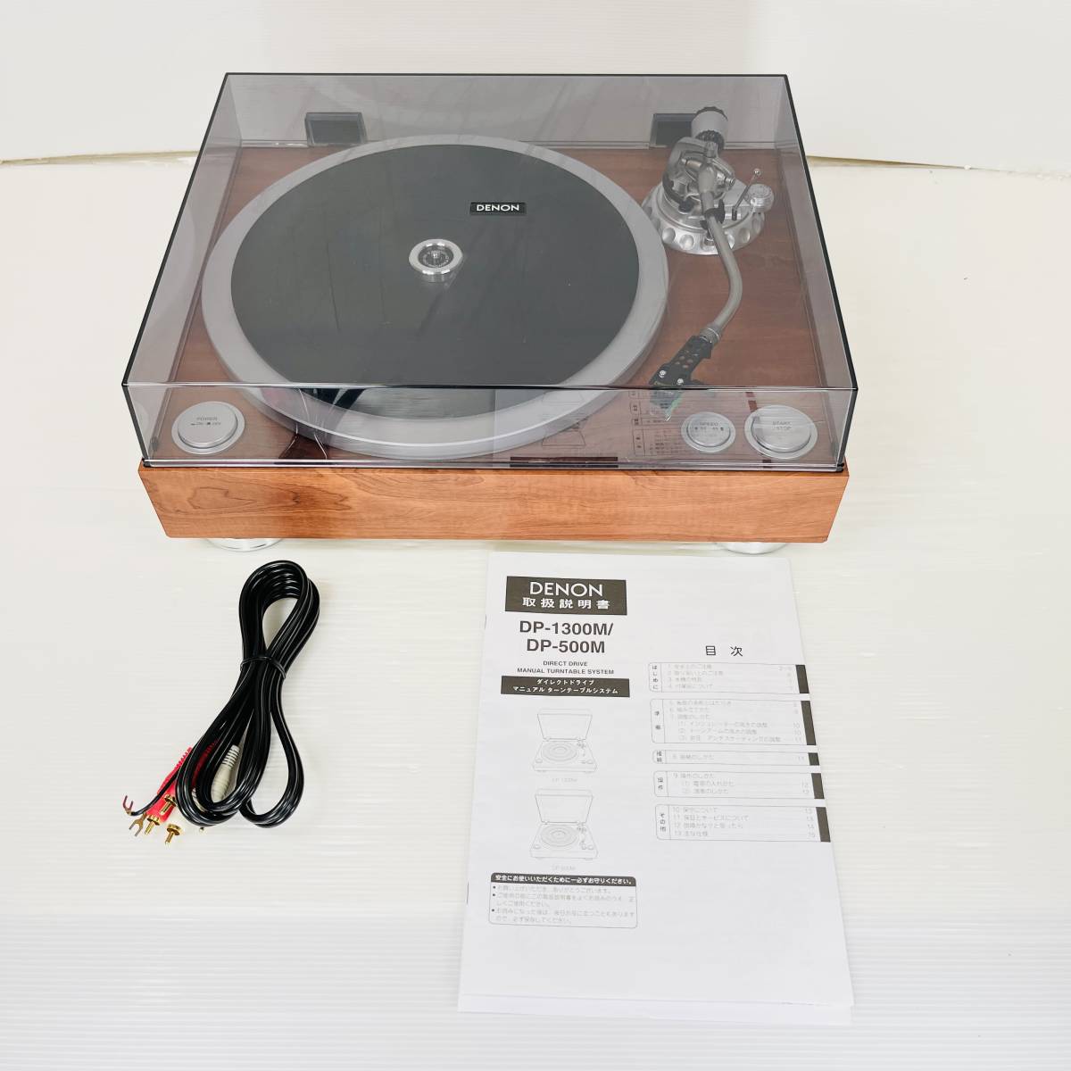 DENON DP-500M デノン レコードプレーヤー 動作良好 取扱説明書付属