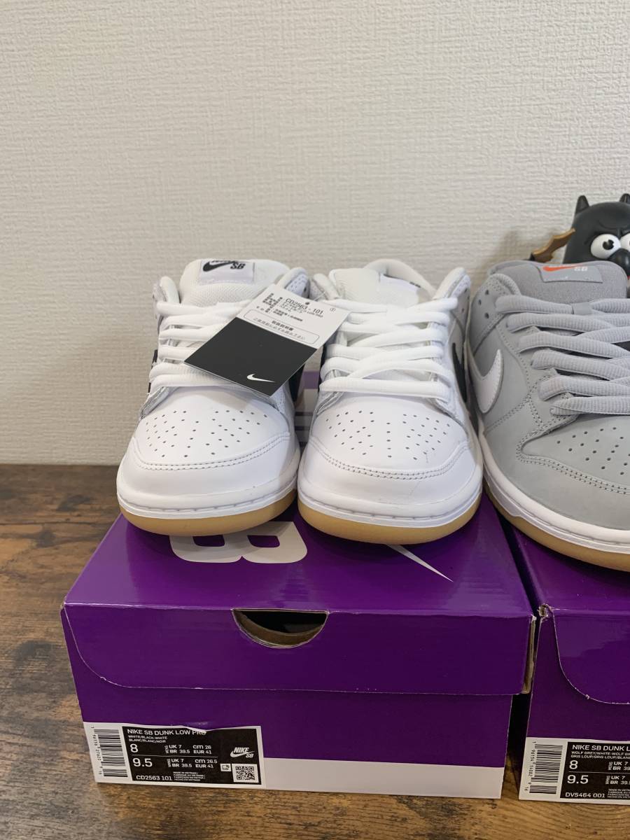 3足セット!!【NIKE SB DUNK Low Pro (Gum Pack)】ナイキ　エスビー　ダンク　ロー　ガムパック