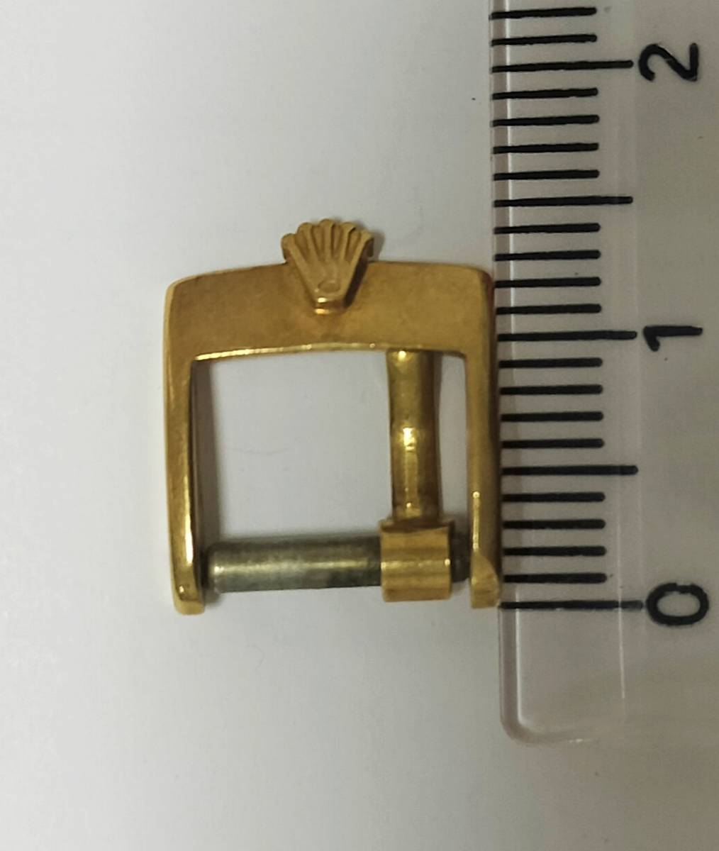 ロレックス尾錠 金750 18金 パーツ バックル ロレックス尾錠 金750 18金 パーツ バックル