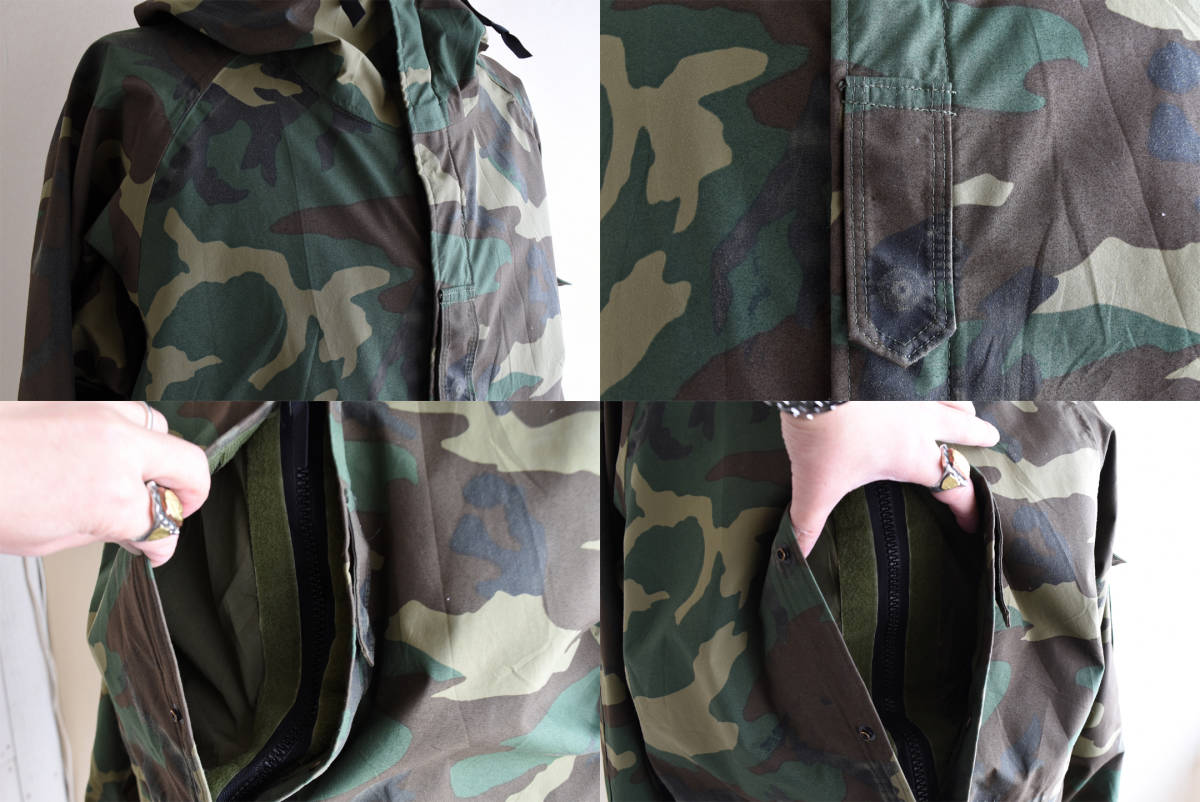 90s US.ARMY ECWCS ゴアテックスパーカー GEN1 中期型 表記MEDIUM-REGULAR / GORE-TEX ビンテージ 米軍 実物 迷彩 ミリタリー USA 古着_画像6