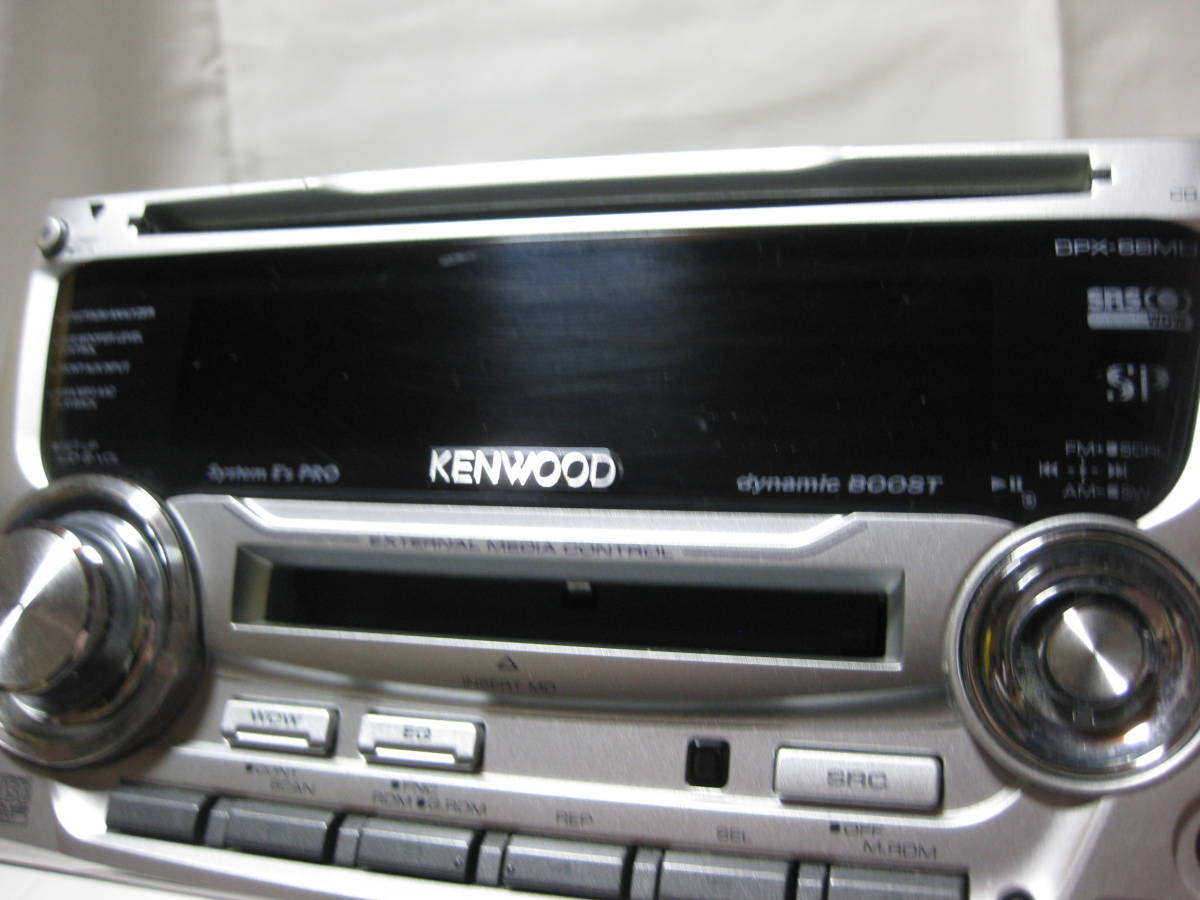 R-1798　KENWOOD　ケンウッド　DPX-66MDD　MP3　MDLP　フロント AUX　2Dサイズ　CD&MDデッキ　補償付_画像3