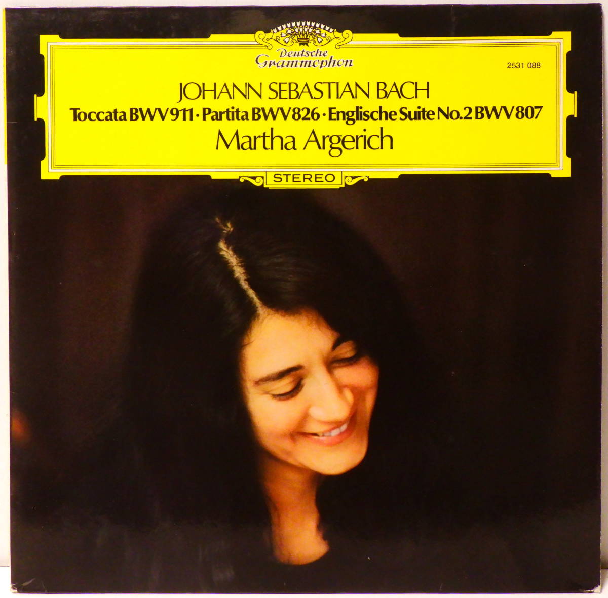  запад . запись DGGaruge Ricci ba - Tocca -ta Pal чай ta Nagaoka металлический мужчина ARGERICH J.S.BACH TOCCATA PARTITA ENGLISCHE SUITE DGG 2531 088