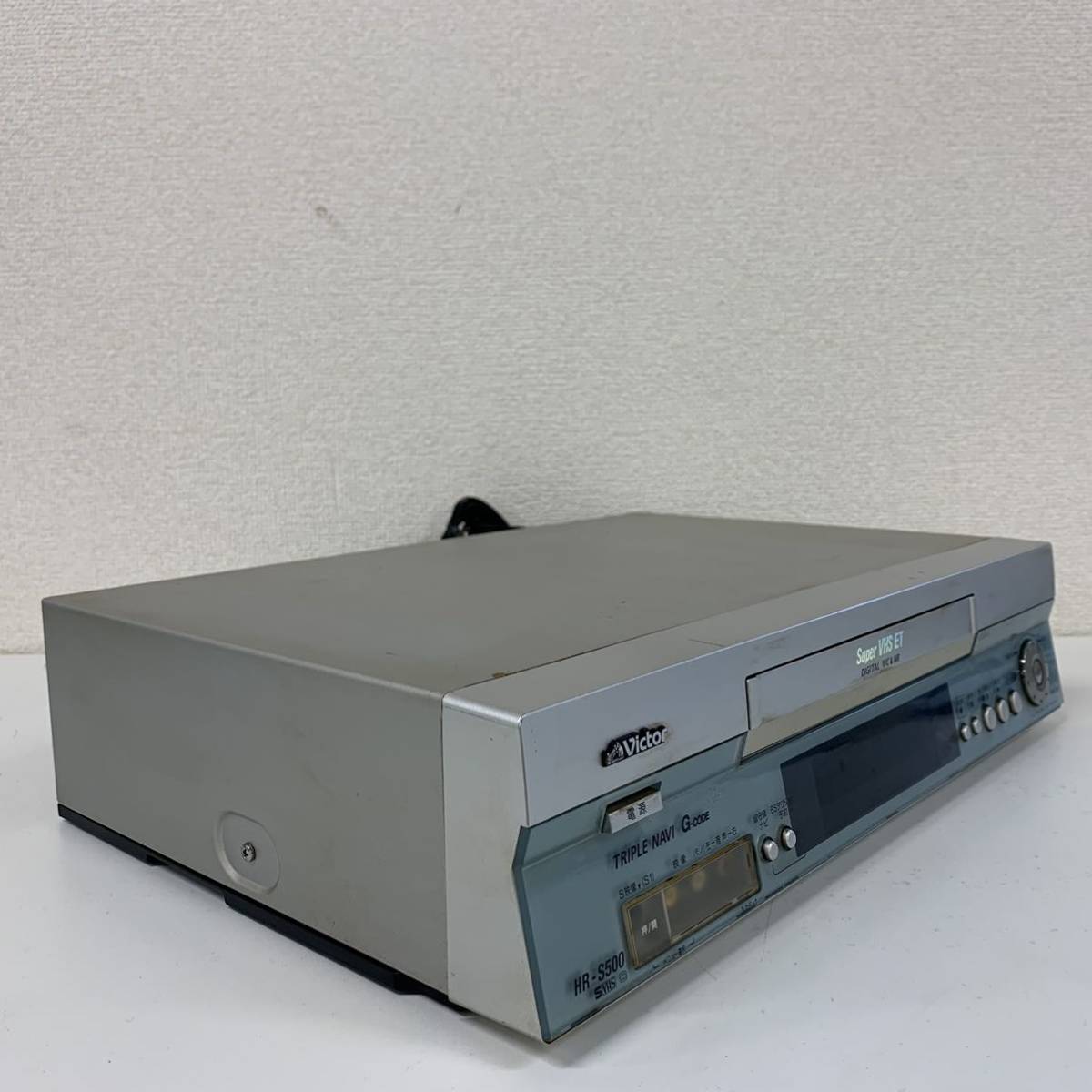 [Ga2] VICTOR HR-S500 видео кассета магнитофон электризация Victor VHS текущее состояние товар Ω291-9