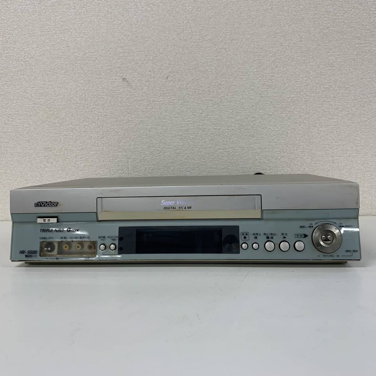 [Ga2] VICTOR HR-S500 видео кассета магнитофон электризация Victor VHS текущее состояние товар Ω291-9