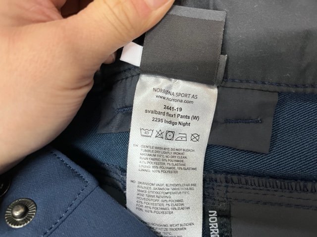 1*NORRONA(no low na) svalbard flex1 Pants XS size 2441-19 navy outdoor pants all country postage 710 jpy [ Sapporo / shop front pickup possible ] *2219