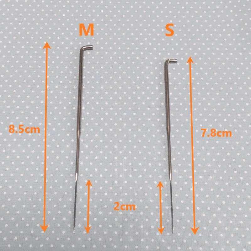 【匿名発送】フェルティング ニードル 針 10本セット M 8.5cm◆手芸 ハンドメイド 羊毛フェルト_画像2