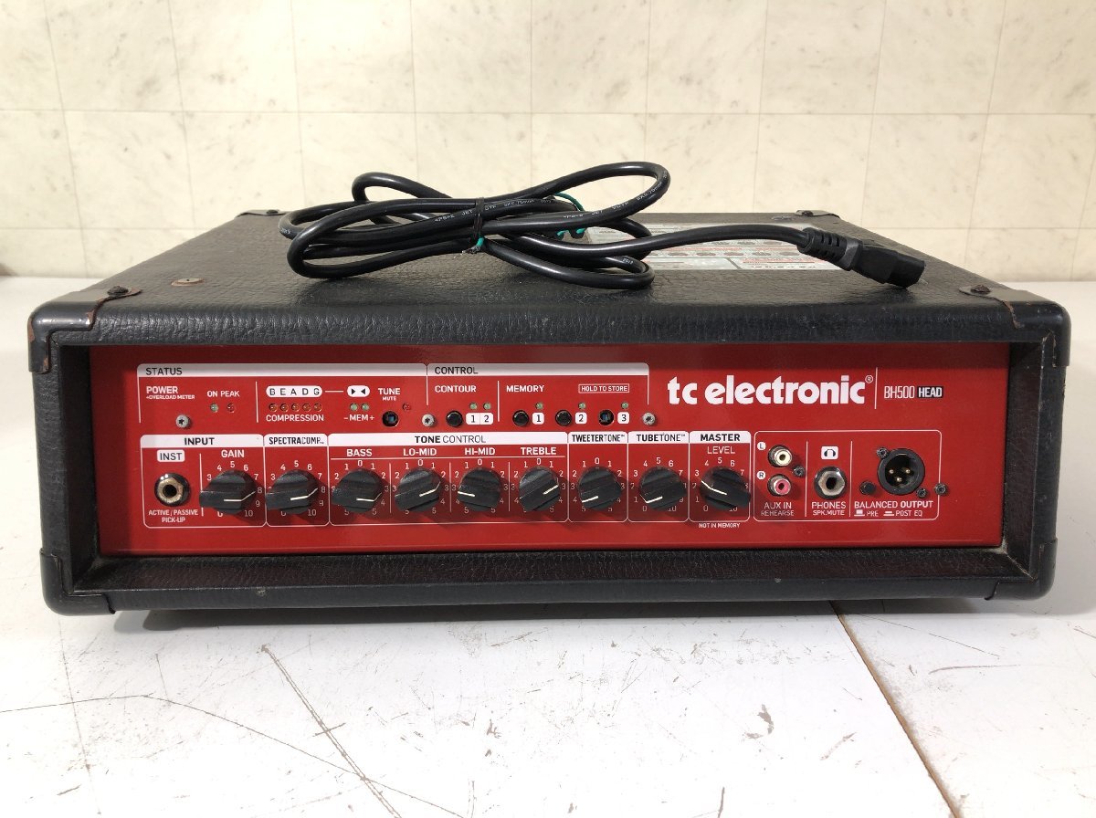 Yahoo!オークション - TC Electronic BH500 HEAD ヘッド