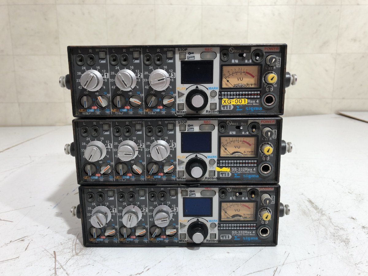 Sigma シグマエンジニアリング 3chデジタルオーディオトミキサー SS
