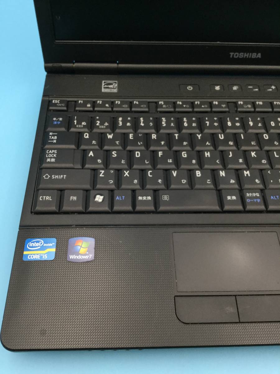 S1102☆TOSHIBA 東芝 dynabook B551/C PB551CBBU77A53 Satellite ノートパソコン ノートPC Windows7/intel COREi5【現状品】_画像3