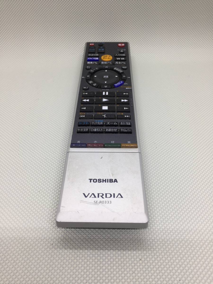 OK6816○東芝 TOSHIBA VARDIA HDD DVDレコーダーリモコン テレビ