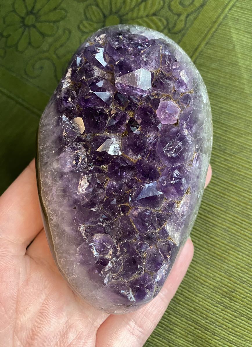 アメジスト クラスター 紫水晶 原石 瑪瑙母岩 高品質 紫水晶カッサ 87g