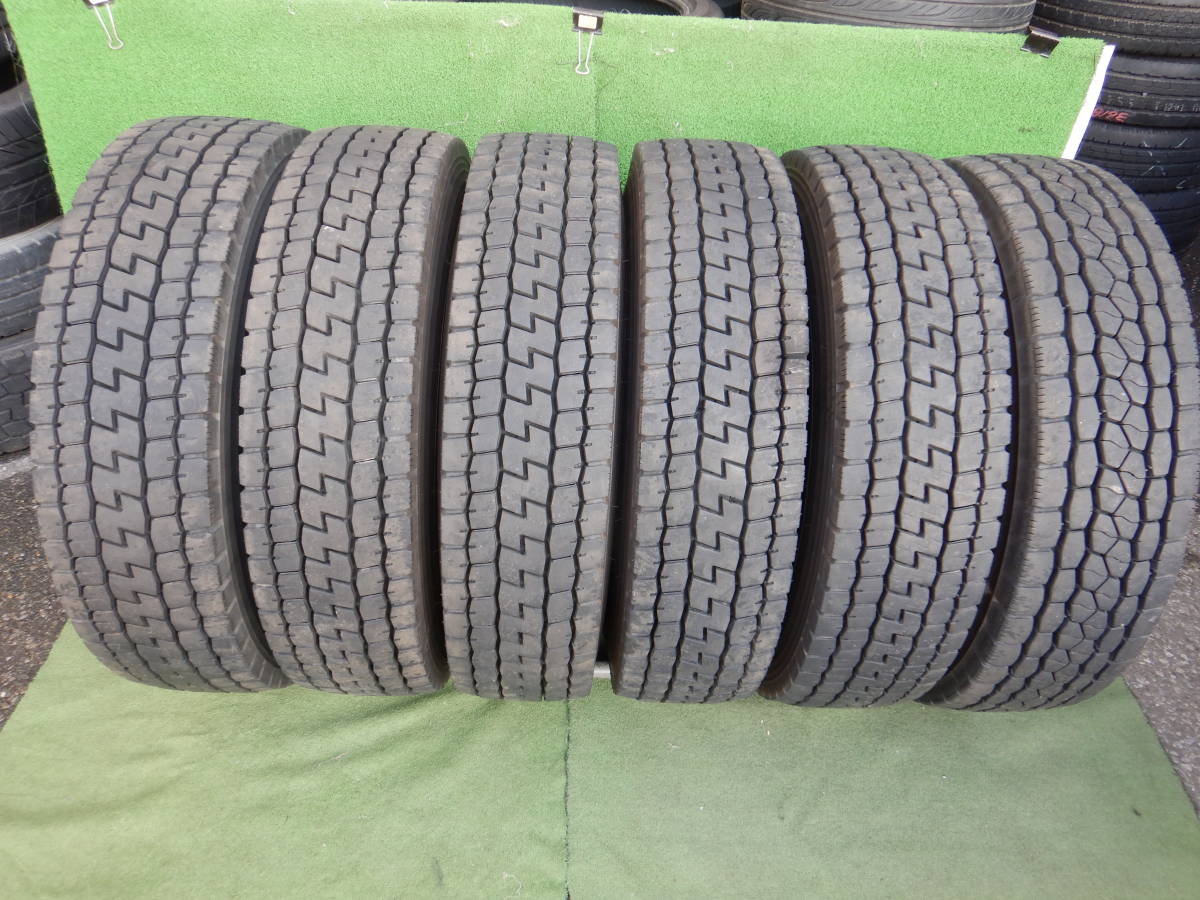 ★YOKOHAMA 710R/1本BS M800★225/90R17.5 127/125L 残り溝:5本13.6mm/1本12.8mm以上 2018年 傷、汚れ等あり 6本 MADE IN JAPAN