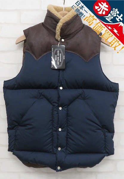 3J1746/未使用品 Rocky Mountain CHRISTY VEST 290-222-13 ロッキーマウンテン クリスティベスト ダウンベスト_画像1