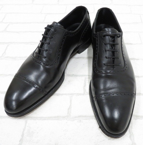 2S7101/CROCKETT&JONES ALBANY2 5193-12 クロケット&ジョーンズ アルバニー ブラックカーフ シューズ_画像2